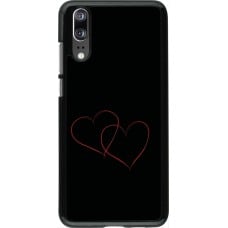 Coque Huawei P20 - Valentine 2023 attached heart