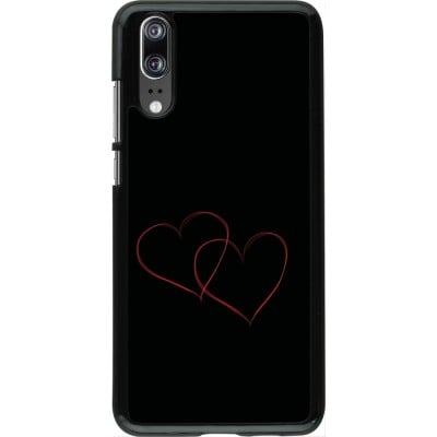 Coque Huawei P20 - Valentine 2023 attached heart