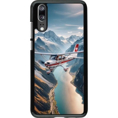 Coque Huawei P20 - Vol Alpin Suisse