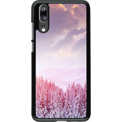 Coque Huawei P20 - Winter 22 Pink Forest