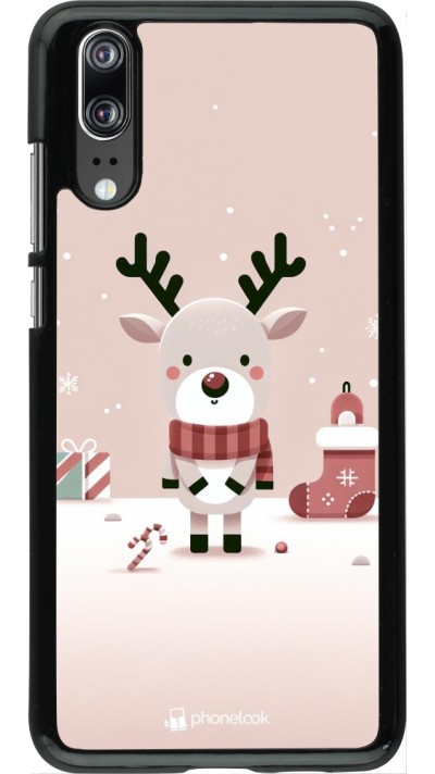 Coque Huawei P20 - Noël 2023 Choupinette Renne