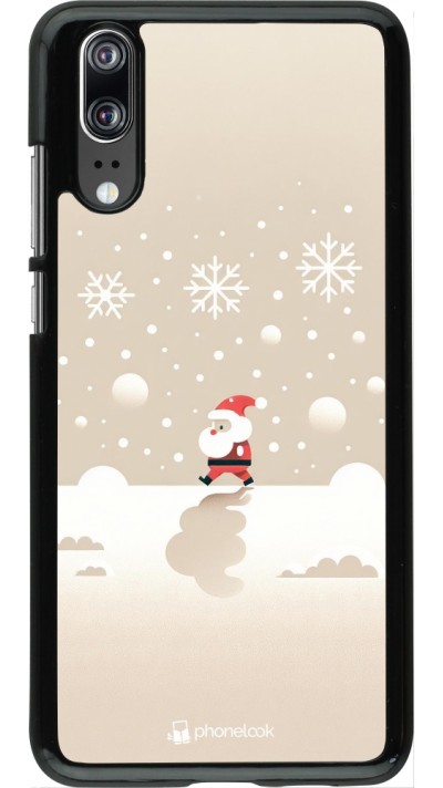 Coque Huawei P20 - Noël 2023 Minimalist Santa