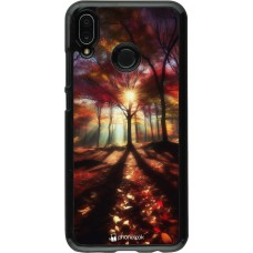 Huawei P20 Lite Case Hülle - Herbstlicher goldener Glanz