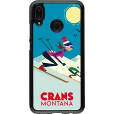 Coque Huawei P20 Lite - Crans-Montana Ski Downhill