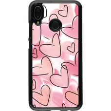 Coque Huawei P20 Lite - Easter 2023 pink hearts