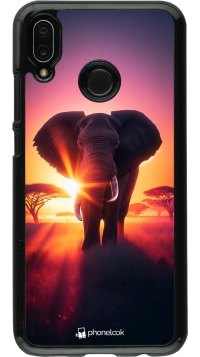 Coque Huawei P20 Lite - Elephant Sunrise Beauty