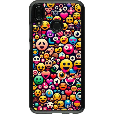 Coque Huawei P20 Lite - Emoji Mix Color