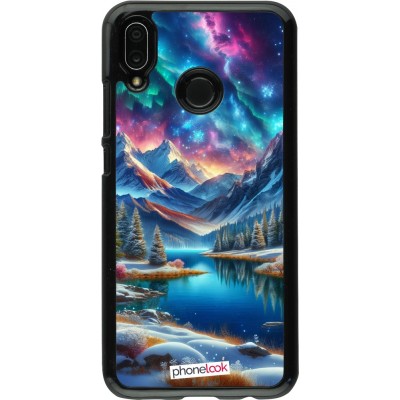 Coque Huawei P20 Lite - Fantasy Mountain Lake Sky Stars