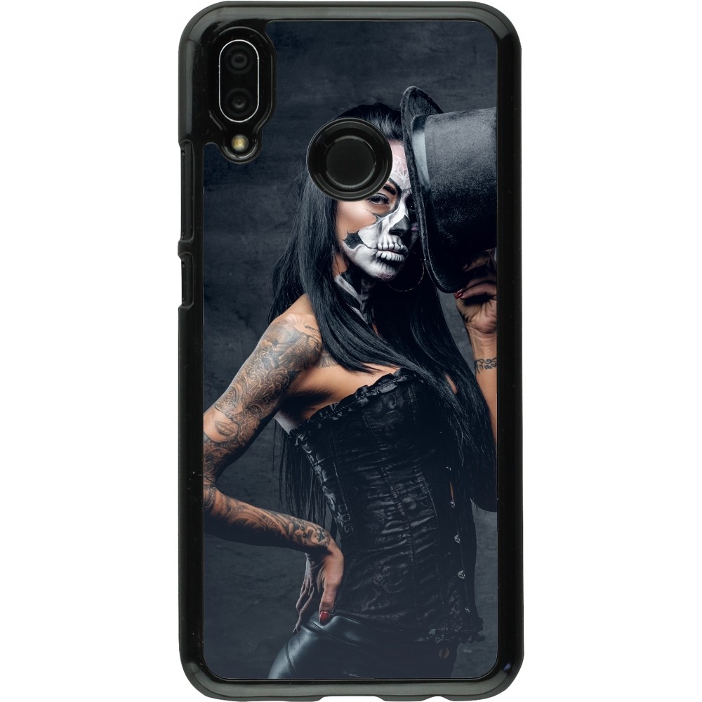 Huawei P20 Lite Case Hülle - Halloween 22 Tattooed Girl