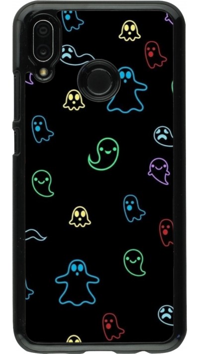 Coque Huawei P20 Lite - Halloween 2024 colorful ghosts