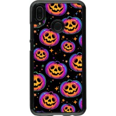 Coque Huawei P20 Lite - Halloween 2024 rainbow pumpkins