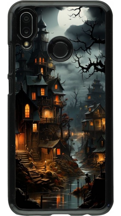 Coque Huawei P20 Lite - Halloween 2024 scary town