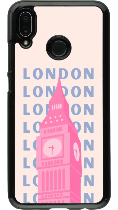 Coque Huawei P20 Lite - London Pink Print