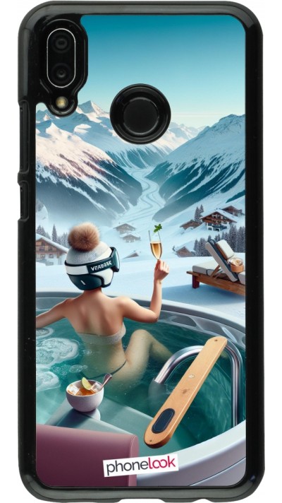 Coque Huawei P20 Lite - Montagne Glamour Jacuzzi