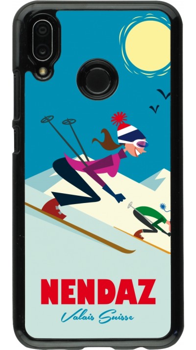 Coque Huawei P20 Lite - Nendaz Ski Downhill