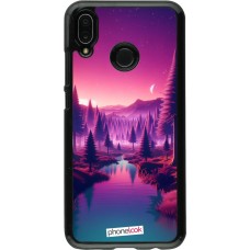 Coque Huawei P20 Lite - Paysage Violet-Rose