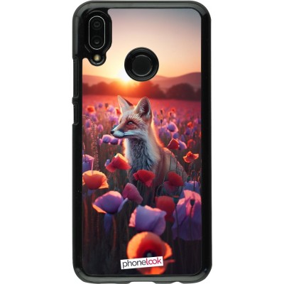 Coque Huawei P20 Lite - Renard pourpre au crépuscule