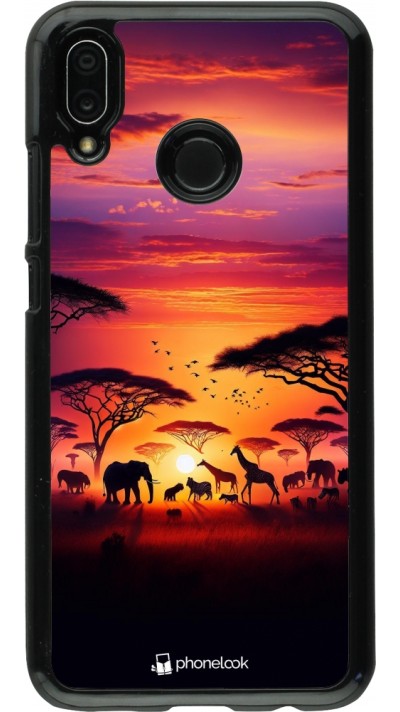 Coque Huawei P20 Lite - Safari sunset wildlife