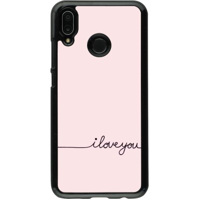 Coque Huawei P20 Lite - Valentine 2023 i love you writing