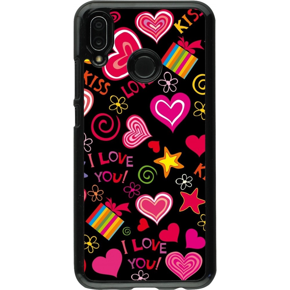 Coque Huawei P20 Lite - Valentine 2023 love symbols