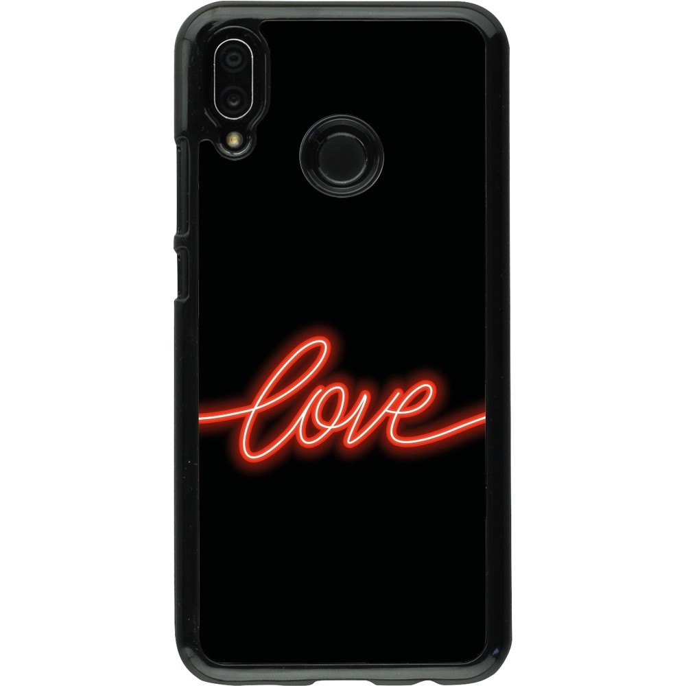 Coque Huawei P20 Lite - Valentine 2023 neon love