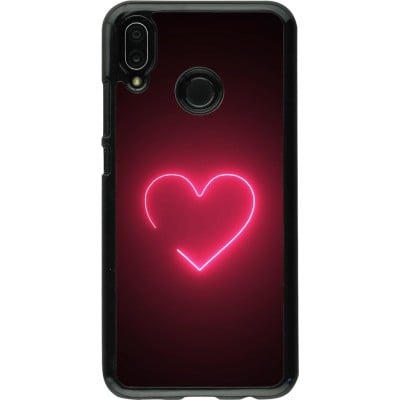 Coque Huawei P20 Lite - Valentine 2023 single neon heart