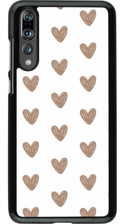 Coque Huawei P20 Pro - Autumn 2024 brown hearts