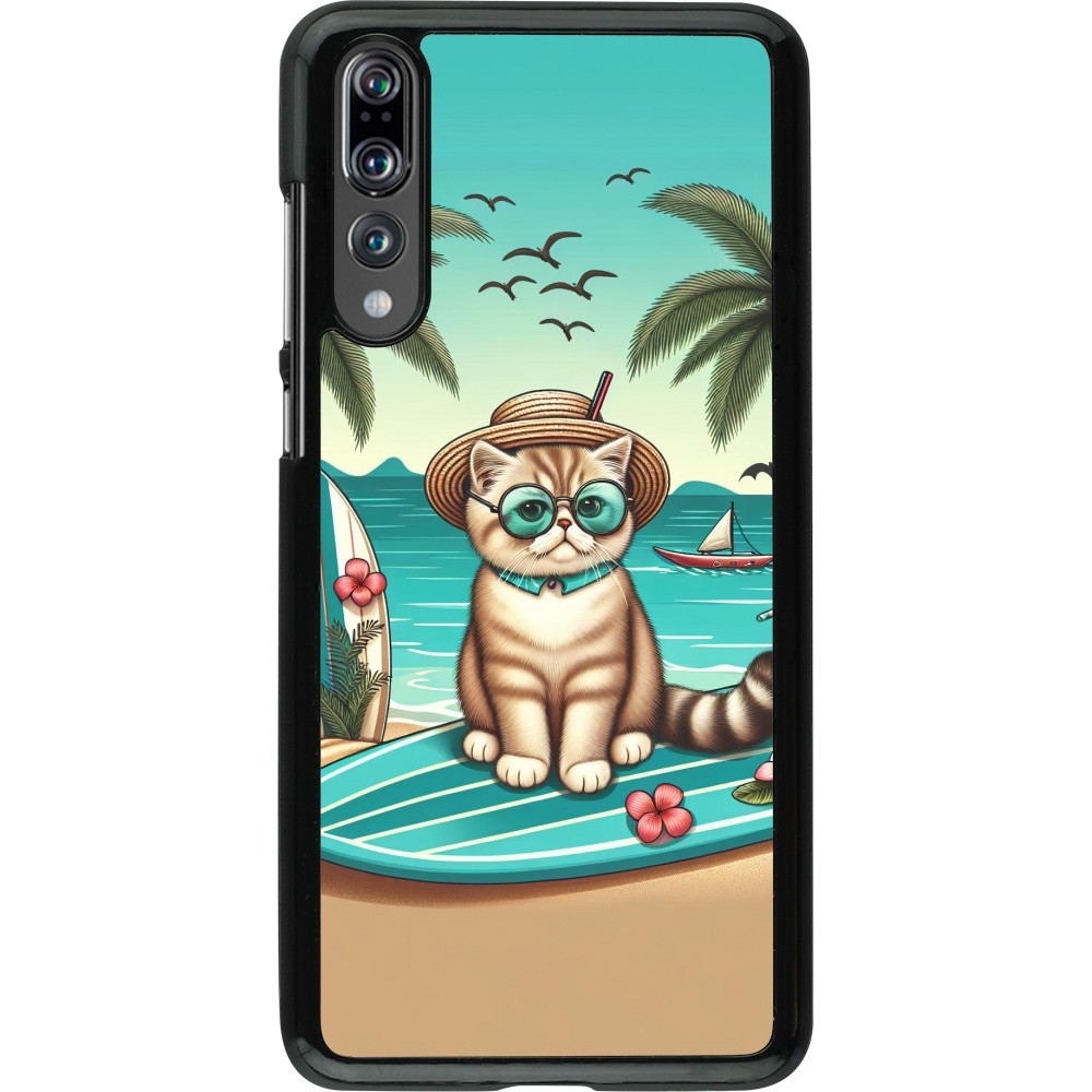 Huawei P20 Pro Case Hülle - Chat Surf Stil