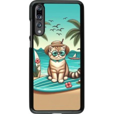 Huawei P20 Pro Case Hülle - Chat Surf Stil