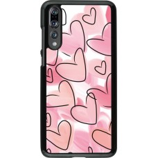 Coque Huawei P20 Pro - Easter 2023 pink hearts