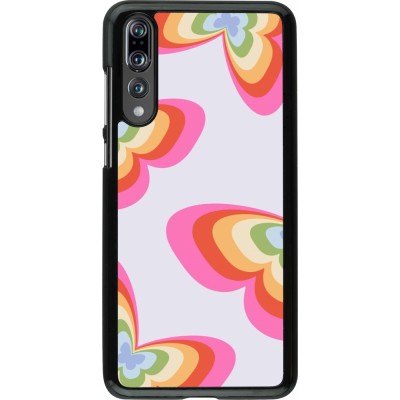 Coque Huawei P20 Pro - Easter 2024 rainbow butterflies