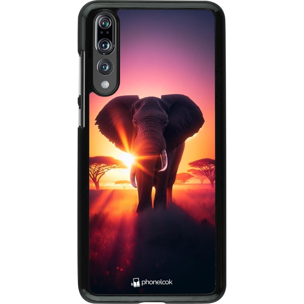 Coque Huawei P20 Pro - Elephant Sunrise Beauty