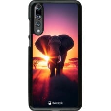 Coque Huawei P20 Pro - Elephant Sunrise Beauty