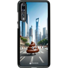 Coque Huawei P20 Pro - Emoji Caca walk