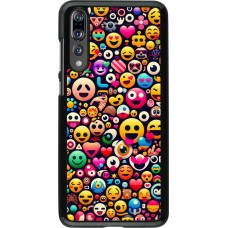 Coque Huawei P20 Pro - Emoji Mix Color