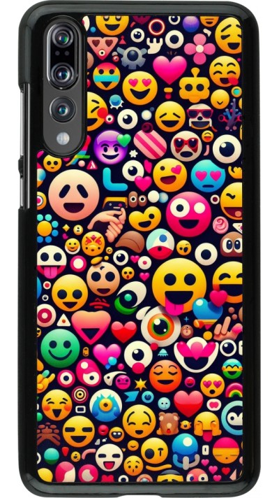 Coque Huawei P20 Pro - Emoji Mix Color