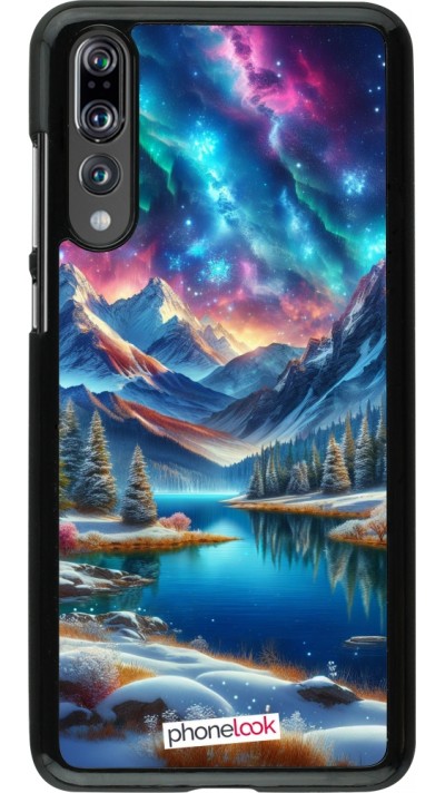 Coque Huawei P20 Pro - Fantasy Mountain Lake Sky Stars