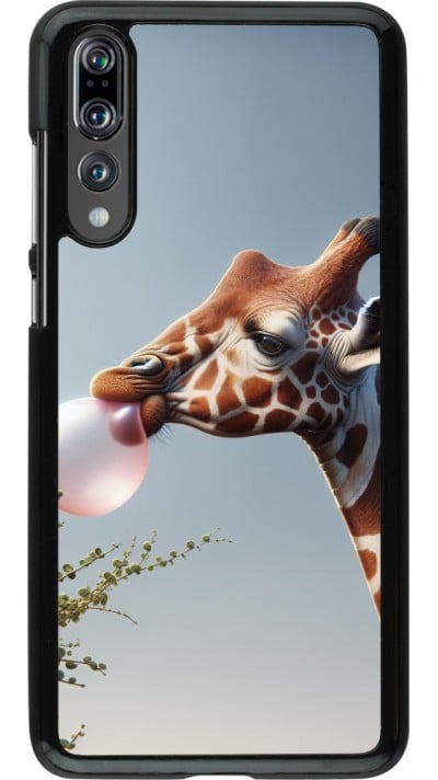 Coque Huawei P20 Pro - Girafe à bulle