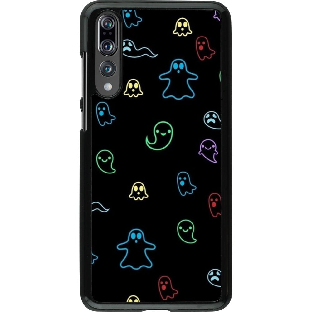 Coque Huawei P20 Pro - Halloween 2024 colorful ghosts