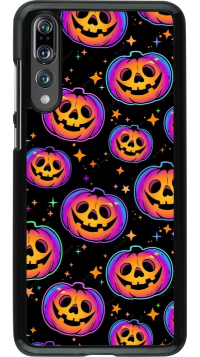 Coque Huawei P20 Pro - Halloween 2024 rainbow pumpkins