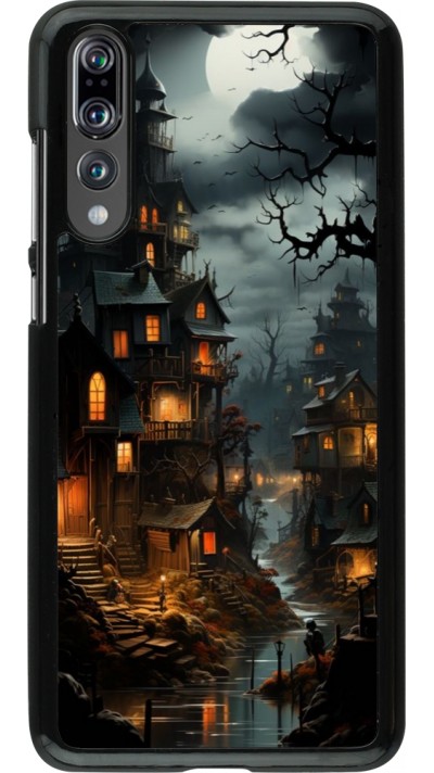 Coque Huawei P20 Pro - Halloween 2024 scary town