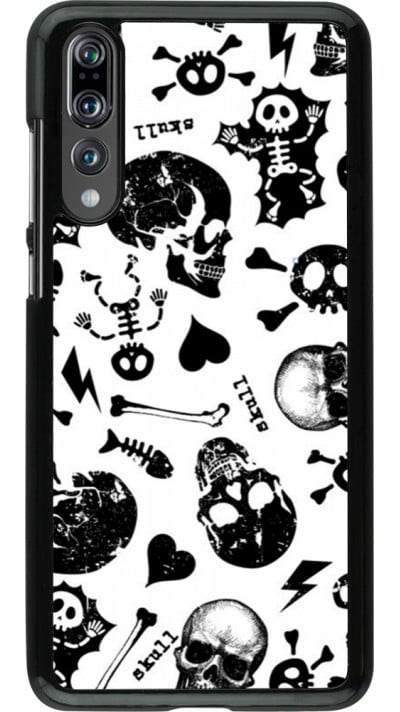 Coque Huawei P20 Pro - Halloween 2024 skeleton mix