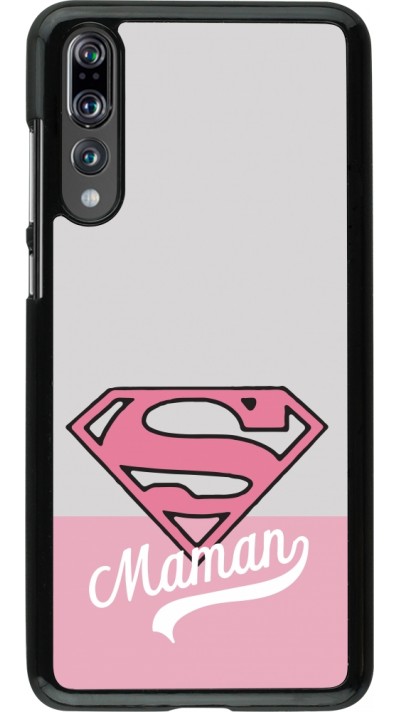 Coque Huawei P20 Pro - Mom 2024 Super hero maman