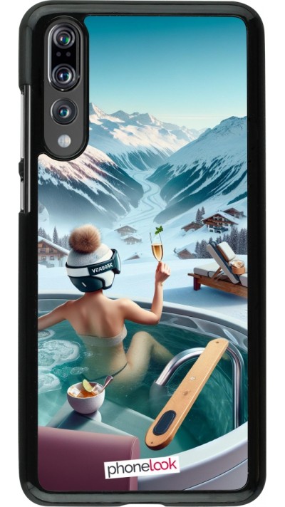 Coque Huawei P20 Pro - Montagne Glamour Jacuzzi