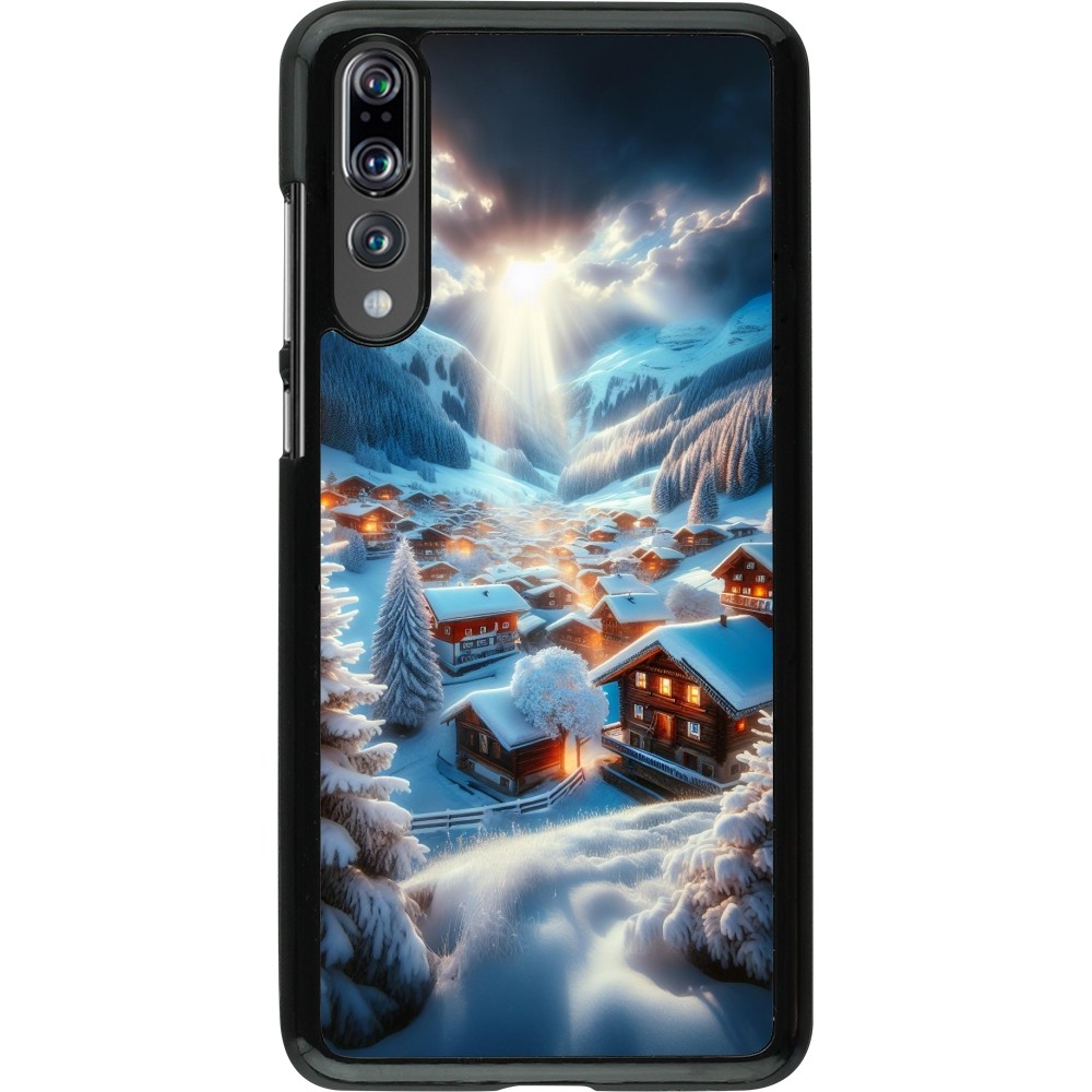 Coque Huawei P20 Pro - Mont Neige Lumière