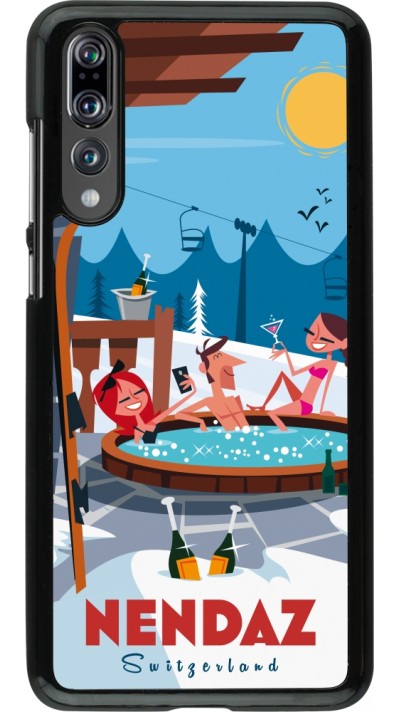 Coque Huawei P20 Pro - Nendaz Mountain Jacuzzi