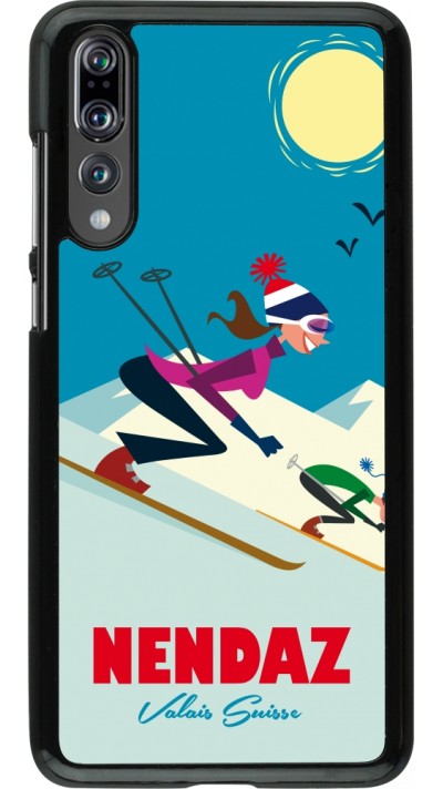 Coque Huawei P20 Pro - Nendaz Ski Downhill