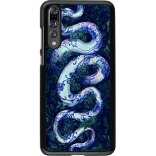 Coque Huawei P20 Pro - Serpent Blue Anaconda