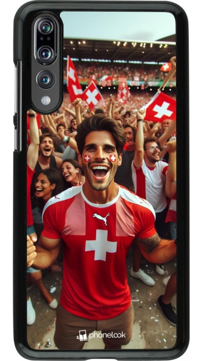 Coque Huawei P20 Pro - Supporter Suisse Euro 2024