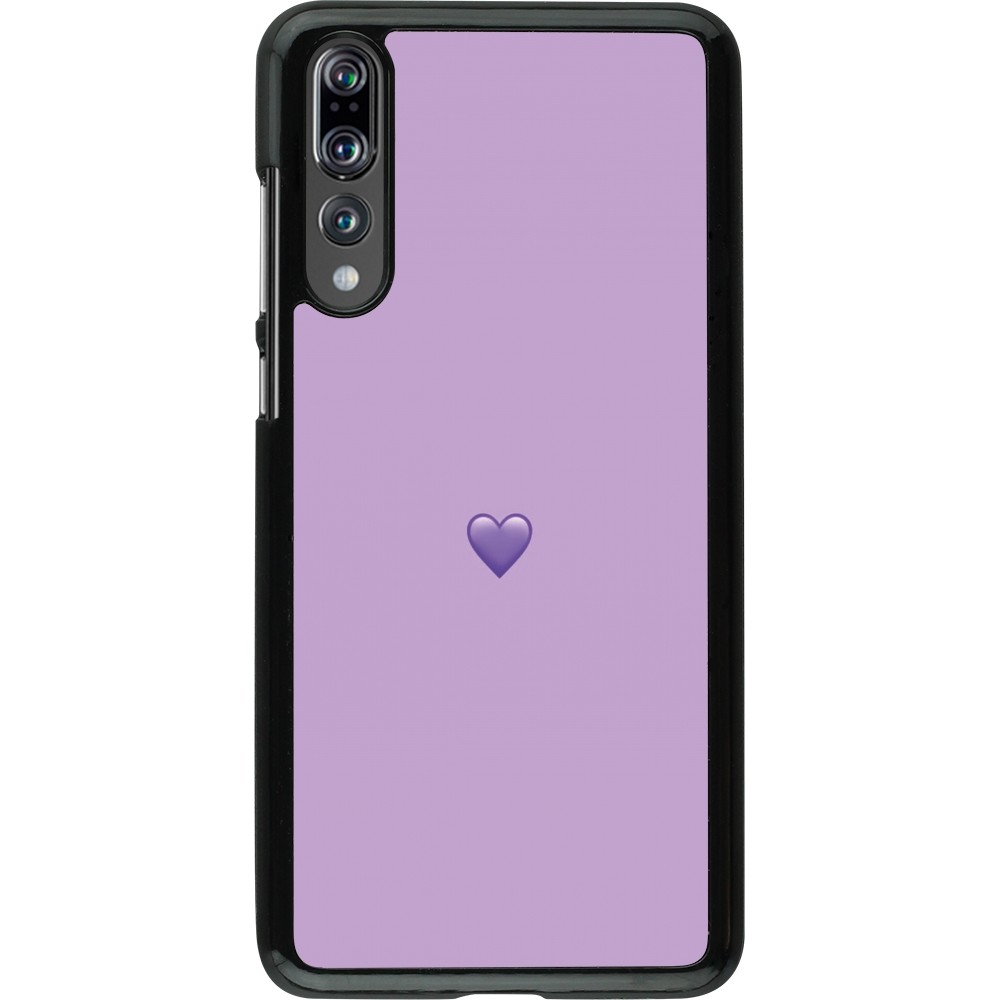 Coque Huawei P20 Pro - Valentine 2023 purpule single heart